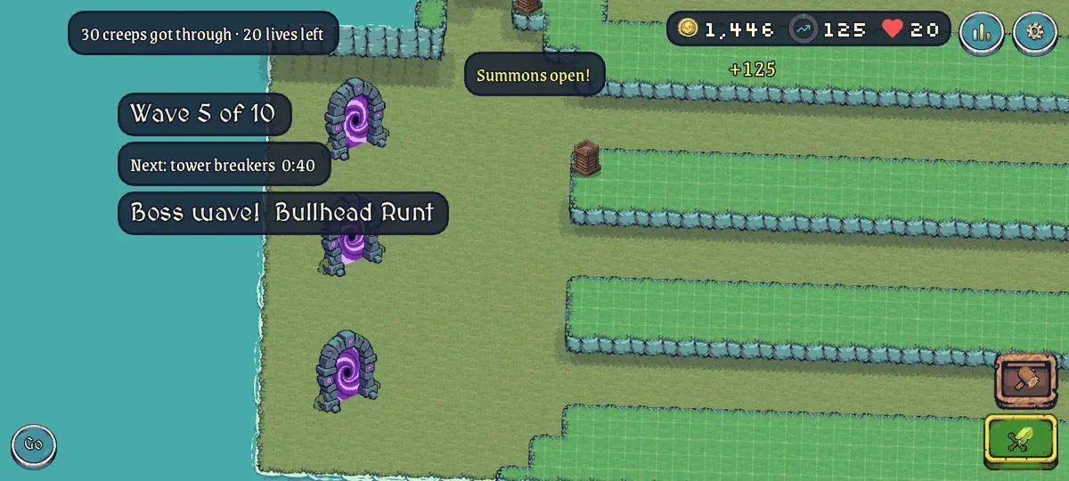 A boss wave arriving in Survival